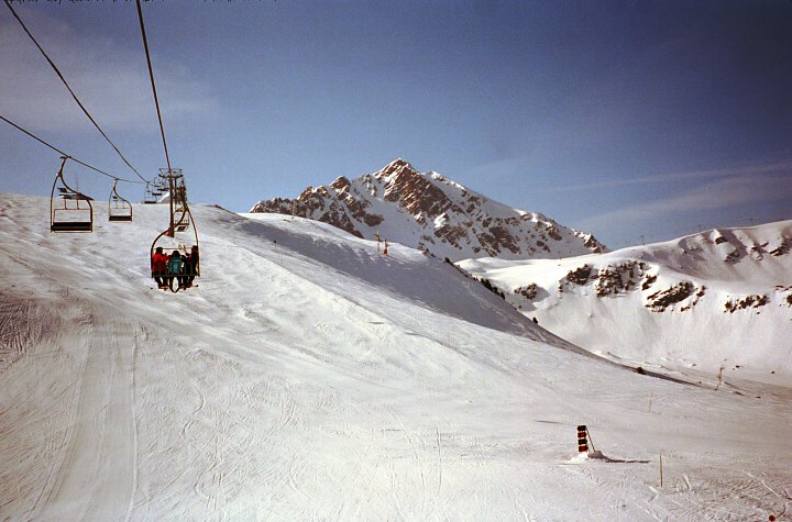 A pleasant trip on the chairlift