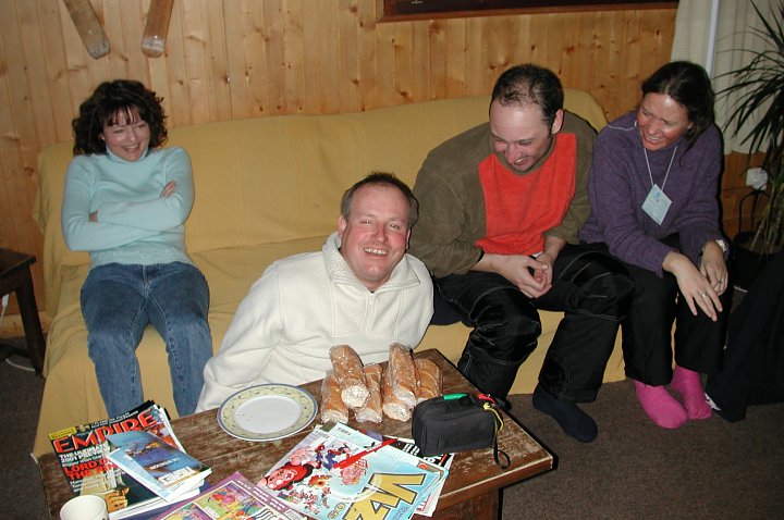 Bob spectacularly fails to master the art of getting off the sofa